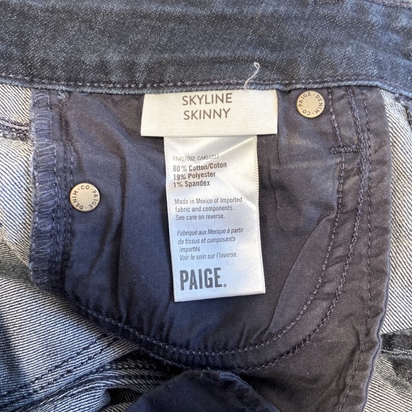 PAIGE Skyline Midrise Skinny Denim Jeans - Picture 5 of 6
